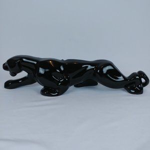 Vintage Black Panther TV Lamp Light 1950 Mid Century Modern